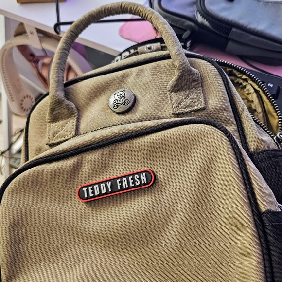 Teddy Fresh Tan and Brown cordura Backpack main image 7